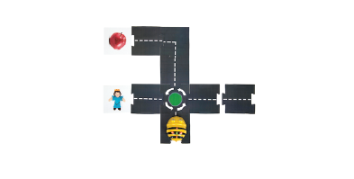 פאזל כביש מודולרי לבלו-בוט