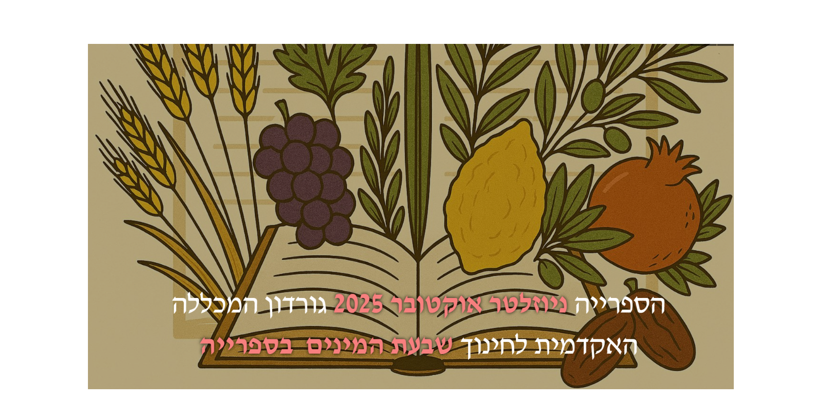 ניוזלטר אוקטובר 2025